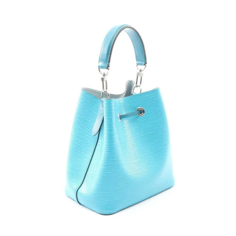 Louis Vuitton Blue Epi Handbag Leather NeoNoe Blue